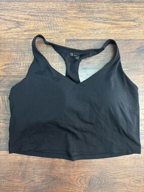 OFFLINE By Aerie Real Me Sports Bra Racerback Black W/ padding XXL